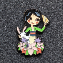 Mulan Disney Loungefly Pin: Floral Little Brother - £15.58 GBP