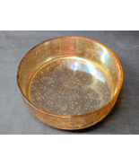 JEANNETTE Marigold Carnival Open Candy Nut Bowl Dish FLORAGOLD 6.75&quot; Vin... - €20,47 EUR