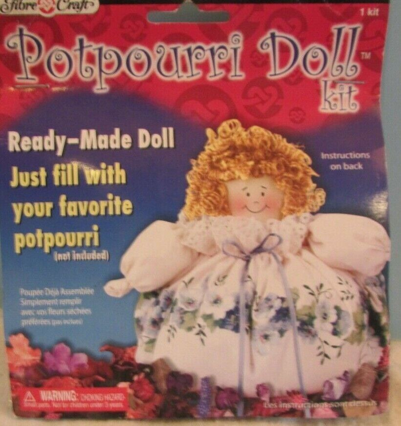 POTPOURRI Rustic Country DOLL KIT # 3173-01 READY MADE SEWING Fabric Craft Art - $10.80