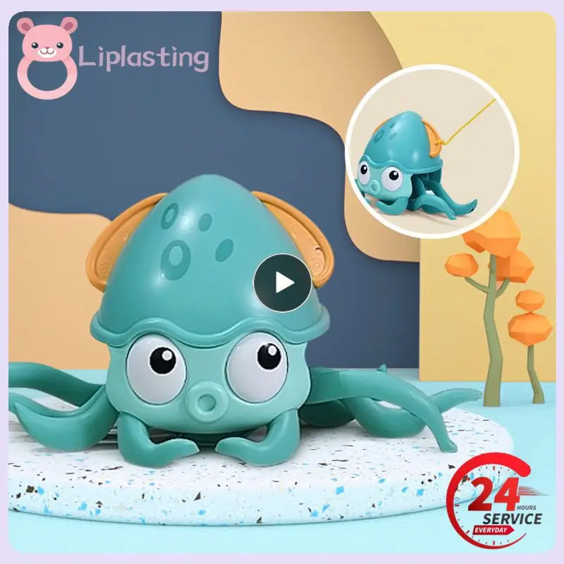 Rotating Wind-Up Octopus Toy Crawling Octopus Bath Plaything Toy With Music - £14.25 GBP+