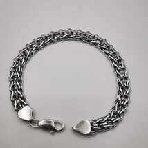 Vintage Beautiful Bracelet Jewelry,925 Sterling Silver, Handmade 12,23g - $165.00