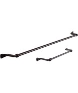 Rtzen Black Matte Wall Mount 13” And 26” Towel Holder Set - Handcrafted ... - €69,74 EUR