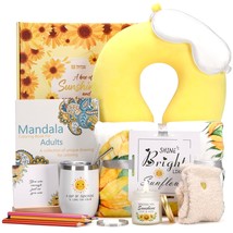 15Pcs Sunflower Get Well Gifts For Women - Get Well Soon Gifts Basket Se... - £57.41 GBP
