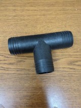 Green Leaf  Insert Tee Hose Barb T34P  Black poly - $1.97