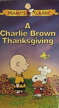 A Charlie Brown Thanksgiving(Vhs 1994)PEANUTS CLASSIC-TESTED-RARE VINTAGE-SHIP24 - £9.74 GBP