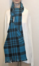 Unisex Plaid Fleece Scarf OSFA - $15.99