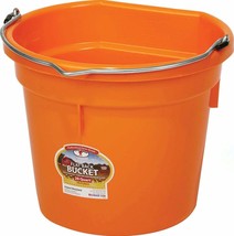 MILLER CO P20FBORANGE P20FB Orange 20Q Flat-Back Bucket, 20 Quart - $587.29 MXN