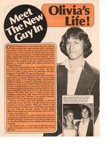 Olivia Newton John teen magazine pinup clipping meet the new guy in her ... - $1.50