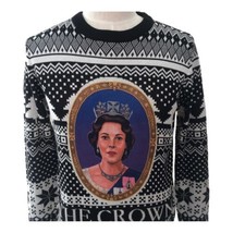 Netflix The Crown Sweater Queen Elizabeth II TV Show Series Holiday Queen Large - £37.09 GBP