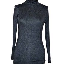 Black Long Sleeve Mock Neck Top Size Small  - £19.55 GBP