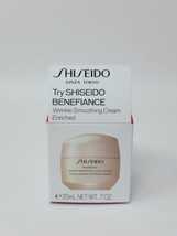 New SHISEIDO Benefiance Wrinkle Smoothing Cream Enriched 0.7oz/20ml - $18.61