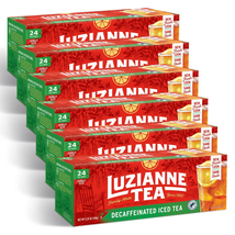 Luzianne Decaffeinated Iced Tea Bags, Family Size, Unsweetened, 144 Tea Bags (6 - £28.44 GBP