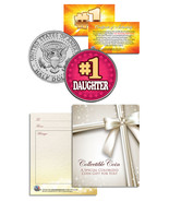 #1 DAUGHTER Kennedy Half Dollar U.S. Coin - GREAT GIFT FOR YOUR DAUGHTER - $12.16