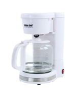 Better Chef 12 Cup 900 Watt Coffee Maker in White - $1,308.33 MXN