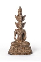 Antik Thai Stil Südost Asien Avalokiteshvara Statue Mitgefühl - 28cm/27.9cm - £198.22 GBP