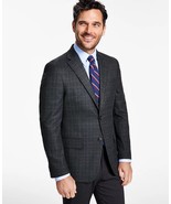 Tommy Hilfiger Conrad Men&#39;s Modern-Fit TH Flex Plaid Sport Coat-Olive/Br... - $59.99