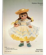 Madame Alexander Doll Club Newsletter Winter 1990 w/ Cissy Paper Doll - $471.18 MXN