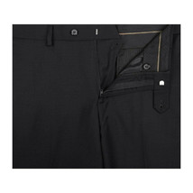 Men Renoir Suit Separate Super 140s Soft Wool Two Button Classic Fit 508-1 Black image 5