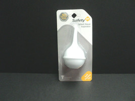 New Safety 1st Infant Nasal Aspirator White Soft Flexible Tip - $5.54