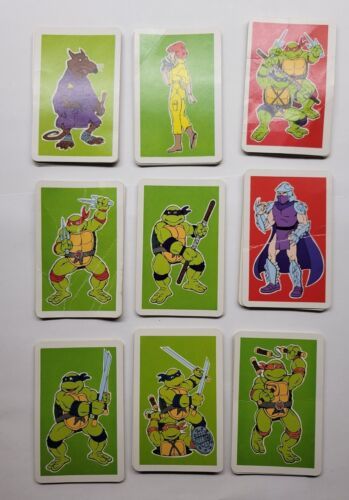 Teenage Mutant Ninja Turtles Heroes in a Halfshell Game 1990 Replacement Cards - £7.03 GBP