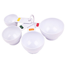 Appetito Plastic Measure Cups 4pcs (White) - £15.35 GBP