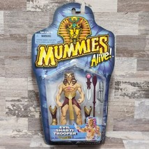 1997 Kenner Mummies Alive Evil Shabti Trooper Toy Action Figure Javelin Missile - £27.37 GBP