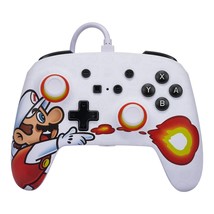 MARIO Nintendo Power A Enhanced Wired Controller Fireball Switch Brand New - £24.77 GBP