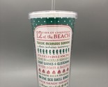 Lot of 60 Acrylic Tumbler Cup Straw 12 Days of Christmas at Beach Party ... - $99.00