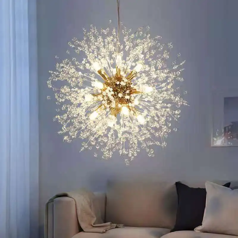 Nordic Dandelion Led Pendant Lamps for Restaurant Living Room Center Table - $109.06+