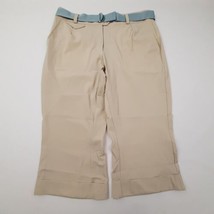 Nike Golf Dri-fit UV Women’s Capri Pants Size M Tan TV10 - $10.39