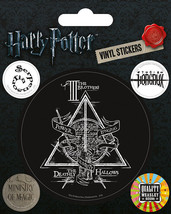 HARRY POTTER symbols + 4 mini 2016 - VINYL STICKERS SET official merchan... - $3.75