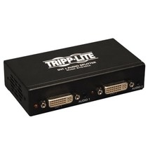 Tripp Lite 2-Port DVI Splitter with Audio and Signal Booster, Single Link 1920x1 - £116.55 GBP