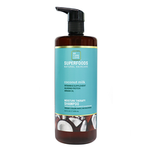 BCL SuperFoods Coconut Milk Moisture Therapy Shampoo, Liter