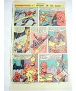 1979 Color Ad Spider-Man Hotshot on the Block Hostess Twinkies - €6,88 EUR