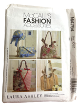 Laura Ashley &quot;Handbags and Hat&quot; ©2005 McCall&#39;s Fashion Accessories Patte... - $9.50