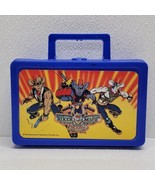 Vintage 90s Biker Mice From Mars Blue Lunchbox / Pencil Art Supply Case ... - £31.06 GBP