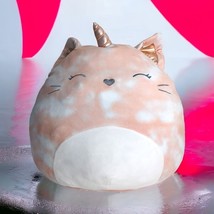 Giant 19&quot; XL Squishmallow Feodora Pink Tie-Dye Caticorn Cat Unicorn Plush Gift - £16.77 GBP