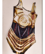 Blackmilk Clothing Star Wars C-3PO Design One Piece Swimsuit Iconic Droid - £39.45 GBP