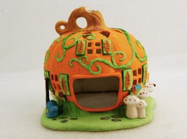 Pumpkin Patch Tealight House, PartyLite Porcelain Autumn Decoration, Hal... - £15.31 GBP