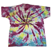 Vintage 90s Cherry Garcia Grateful Dead Ben &amp; Jerrys Tie Dye T-Shirt Size XL USA - £63.10 GBP
