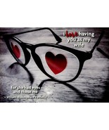 I Love Having You As My Wife  - Valentines Greeting Card - 27050 - $51.04 MXN
