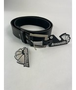 Armourdillo Pyramid Emboss Black S Size Belt - $8.13 CAD