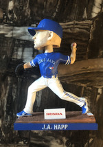 TORONTO BLUE JAYS BOBBLEHEAD TROY J A HAPP 2018 BDA SPORTS MAN CAVE RARE... - $443.06 MXN