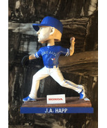 TORONTO BLUE JAYS BOBBLEHEAD TROY J A HAPP 2018 BDA SPORTS MAN CAVE RARE... - $443.06 MXN