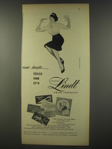 1956 Lindt Chocolates Ad - One taste.. tells you it&#39;s Lindt - $18.49