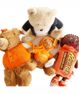 Lot Of 4 Reese&#39;s Plush Stuffed Animal Advertisement Toys Hershey C2000-1... - $55.13 CAD