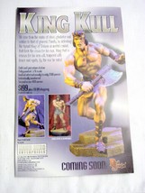 1999 Color Ad King Kull &amp; Conan Statues Hard Hero Enterprises, Murfreesb... - £6.37 GBP