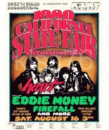 HEART / Eddie Money / Firefall 18 x 26 08 16 1980 CA State Fair Restored... - $40.00
