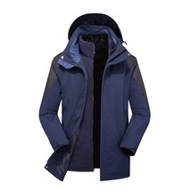  Mens 2022 New Warm Fleece Jackets Men&#39;s Autumn Winter Coats Mens Plus Size Loos - £84.96 GBP