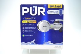 PUR Maxion Chrome Finish Water Faucet Filtration System w/Filter New In ... - £23.53 GBP